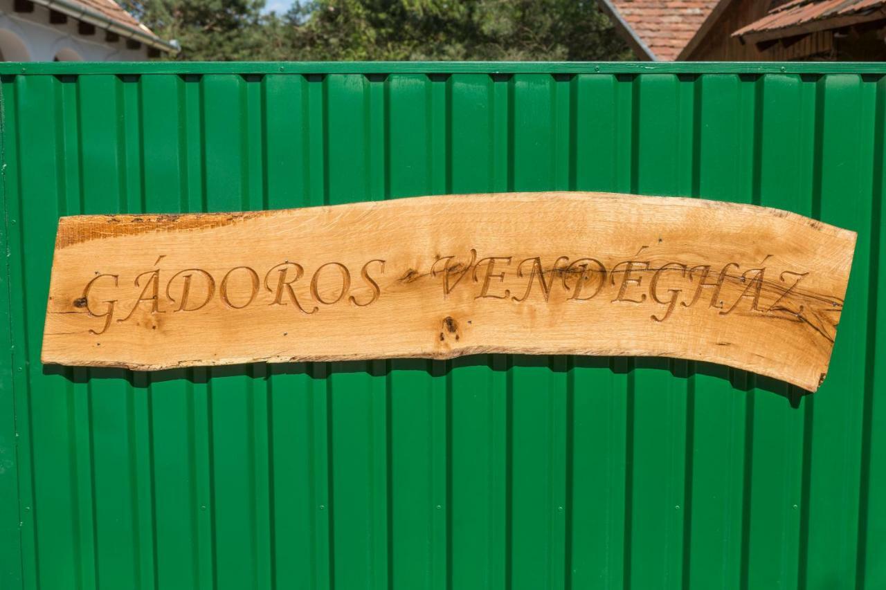 Gadoros Vendeghaz Hotel Egerszalok Luaran gambar